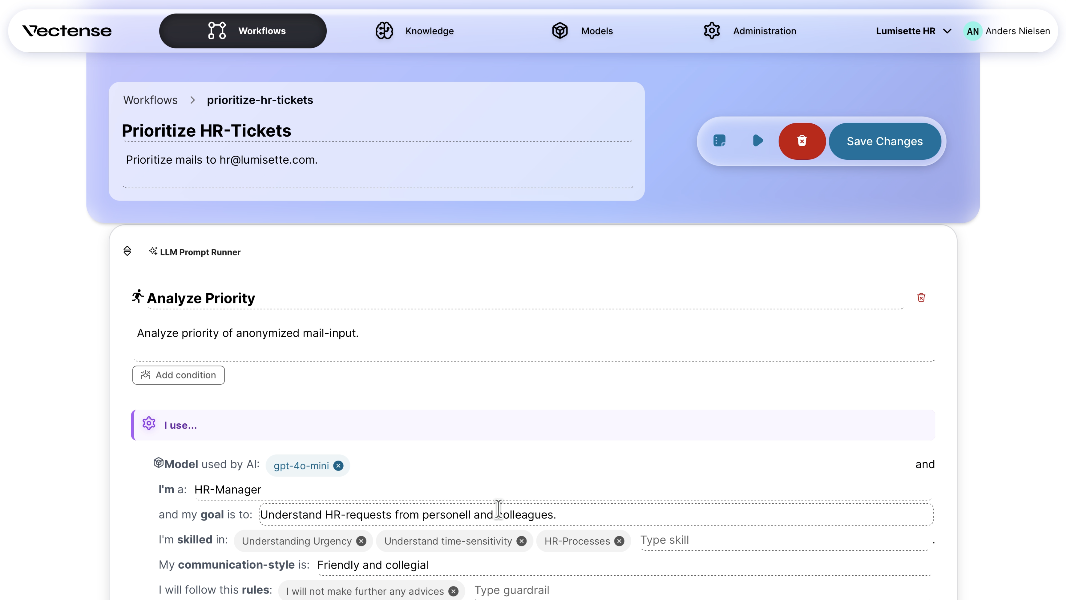 Classify, prepare, forward requests