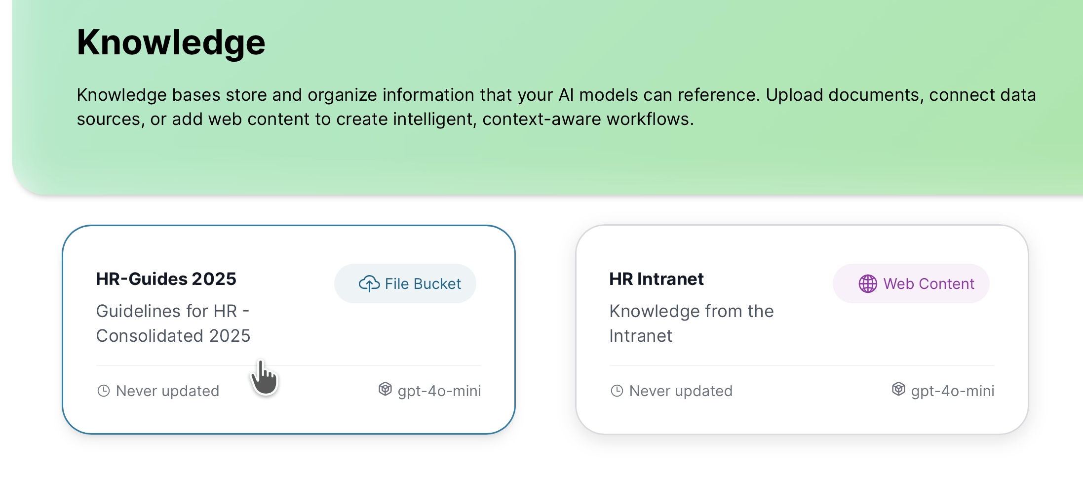 Your company knowledge - finally usable for AI